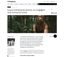 KINGKONG MAGAZINE INTERVIEWS LAURA COLMENARES GUERRA